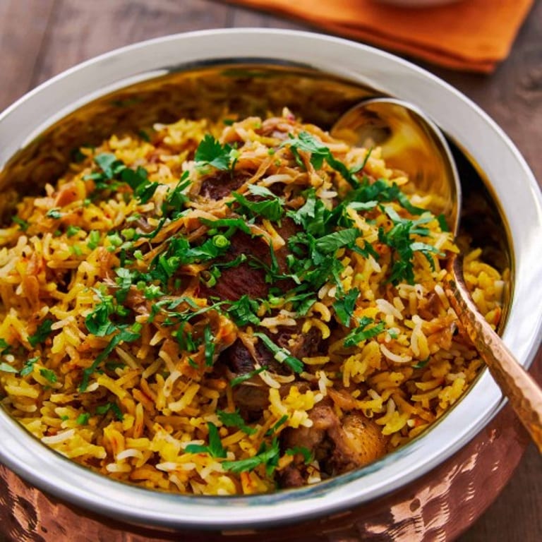 Delicious Goat Biryani and More